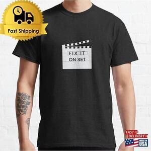 Fix It On Set Retro Movie Classic Fan T-Shirt